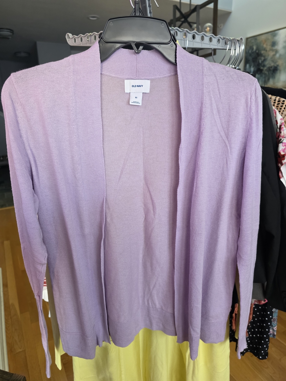Old Navy Lavender Open-Front Women’s Sweater Cardigan